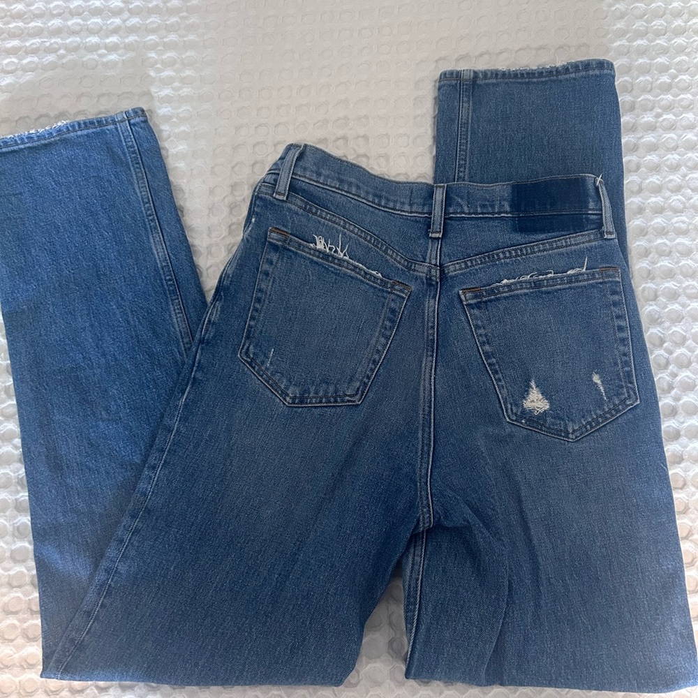 Abercrombie & Fitch Blue Straight Leg Jeans - Picture 11 of 13